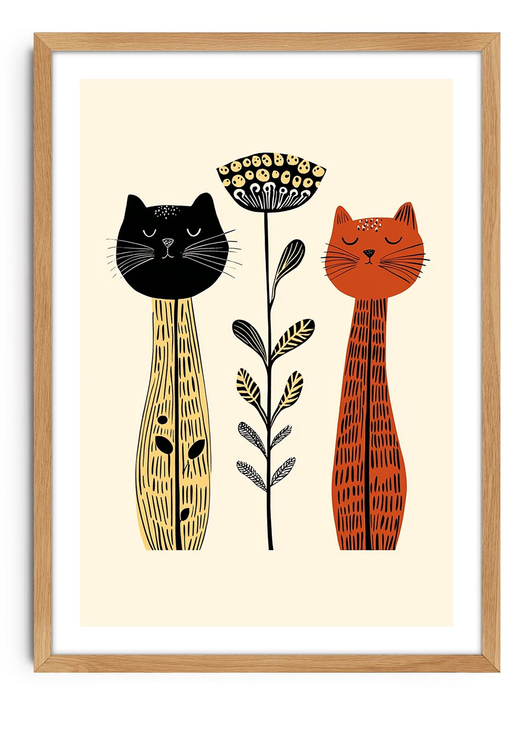 Feline Friends & Floral Dreams