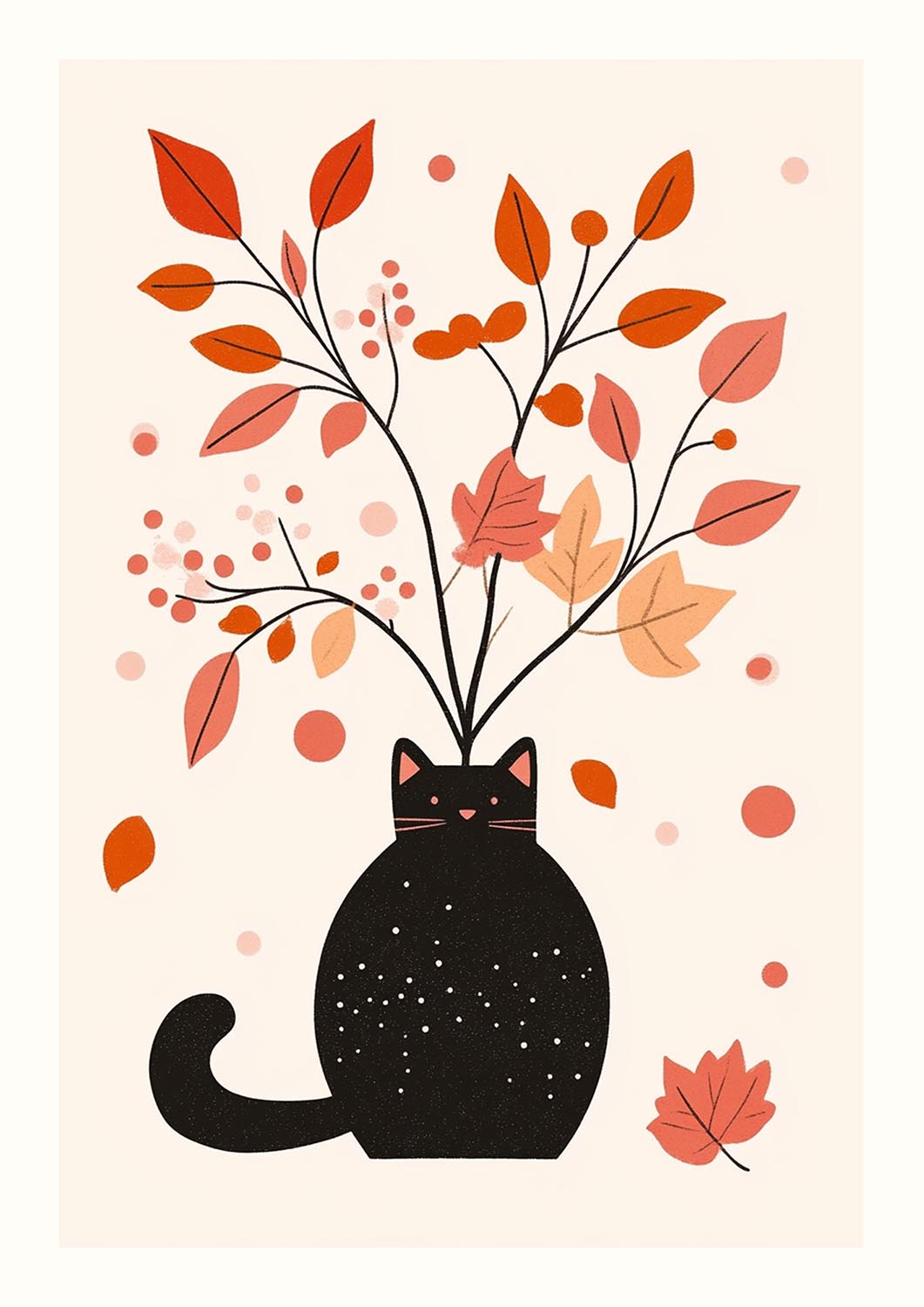 Autumn's Feline Vessel