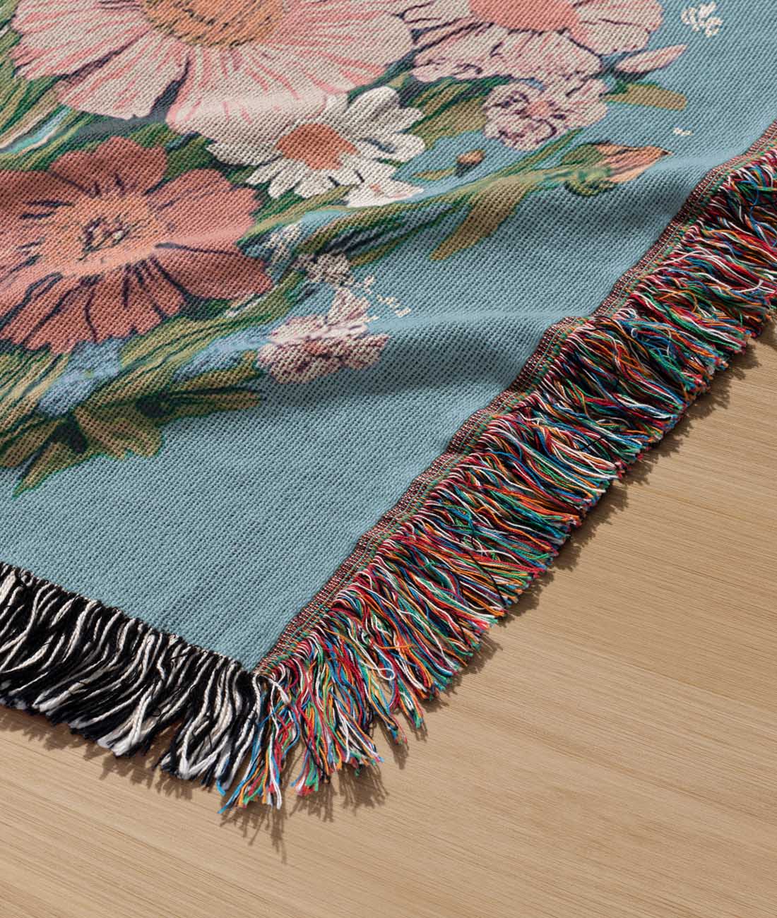 I Can Buy Myself Flowers Woven Blanket