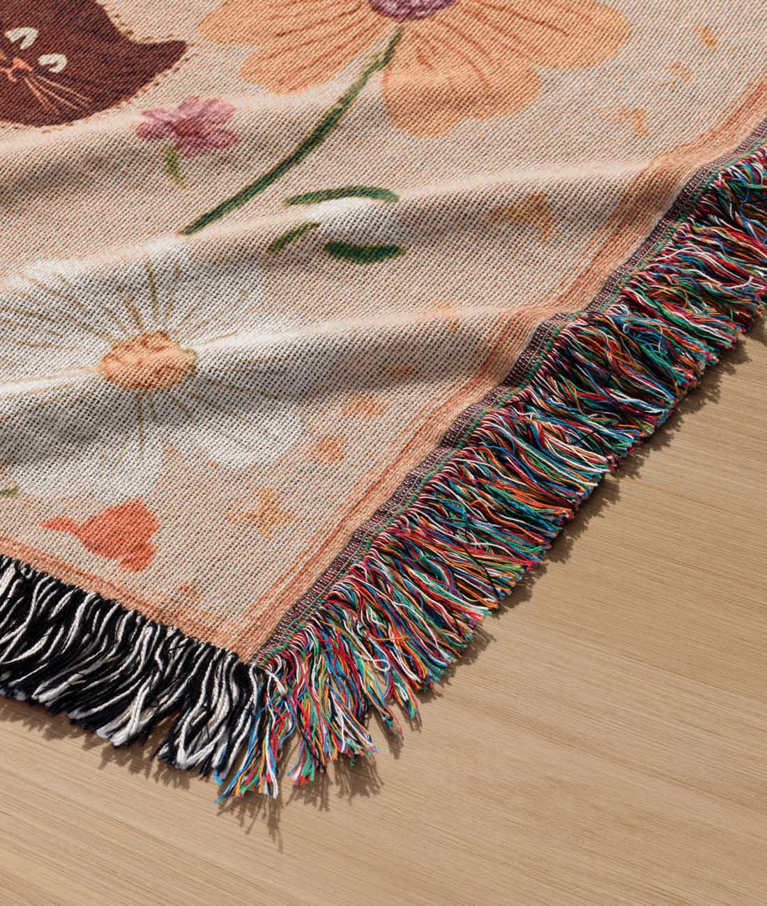 Spring Gathering Woven Blanket