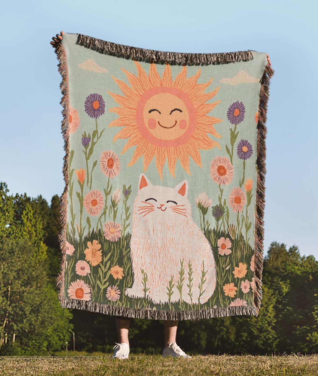 Sunshine & Smiles Woven Blanket